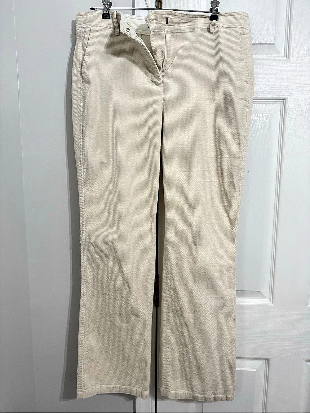 J.Crew Women’s 14T Cream Straight Leg Pants